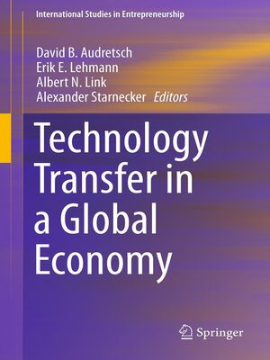 cover image of Technology Transfer in a Global Economy